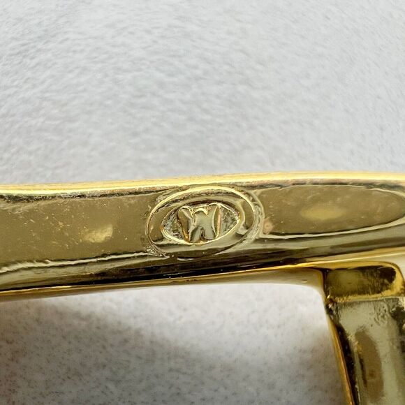 Vintage Gold Tone Simple Basic Belt Buckle for up to 1 Inch Belt - Picture 8 of 8